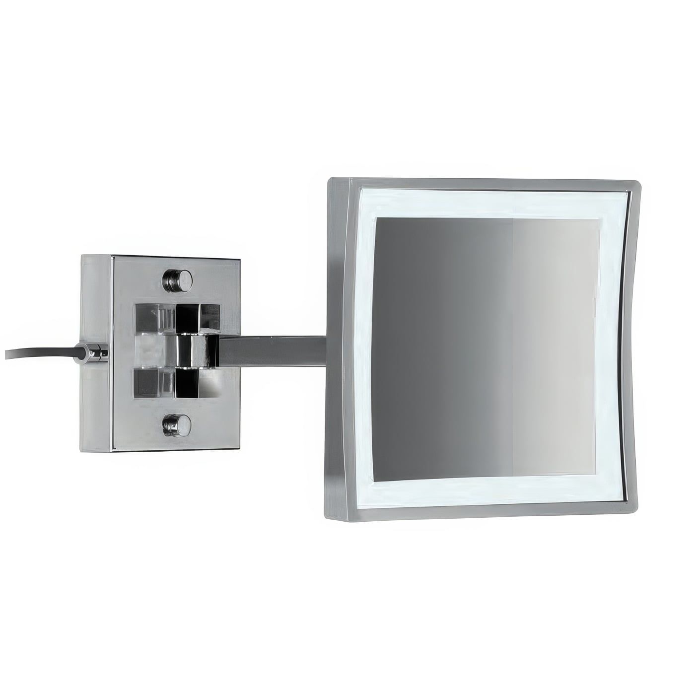  Gương trang điểm treo tường hình vuông LED lạnh/ấm Windisch - 99667-1/99659-1 
