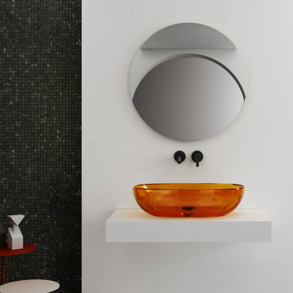  Chậu lavabo đặt bàn trong suốt - A03T 