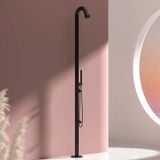  Sen cây ngoài trời có vòi rửa chân và sen cầm tay bằng stainless steel 316L - A1003MB 