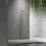  Sen cây ngoài trời có vòi rửa chân và sen cầm tay bằng stainless steel 316L - A1003MB 
