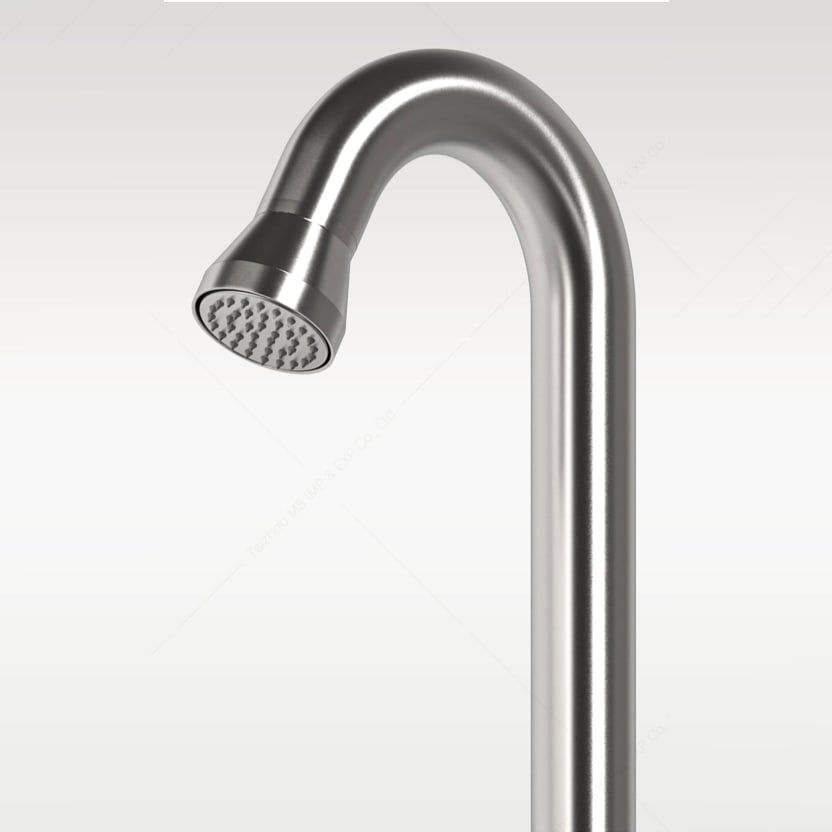  Sen cây ngoài trời có vòi rửa chân và sen cầm tay bằng stainless steel 316L - A1003MS 