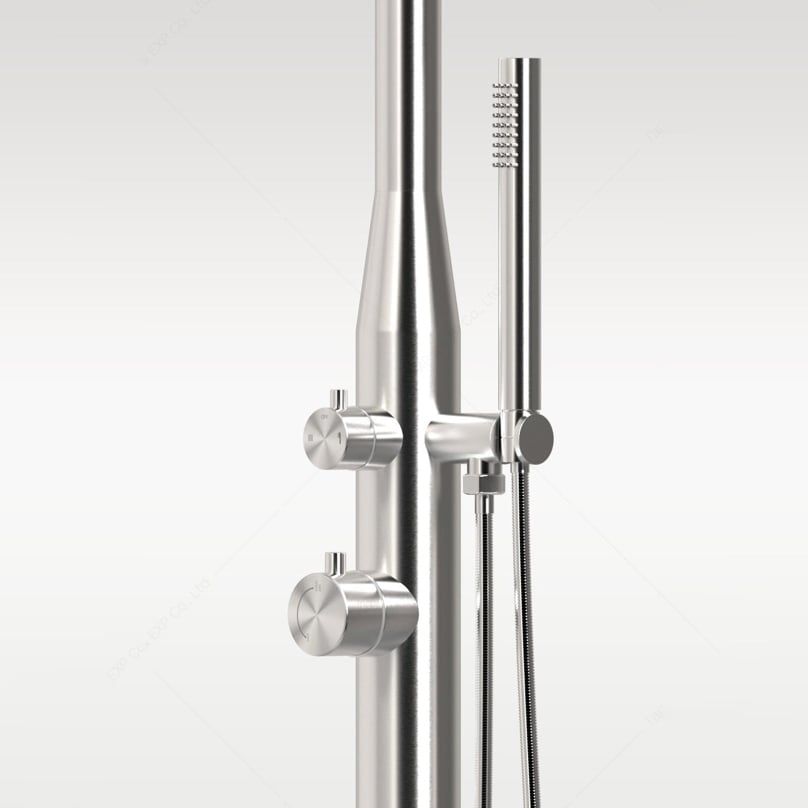  Sen cây ngoài trời có vòi sen cầm tay bằng stainless steel 316L - A1005MS 