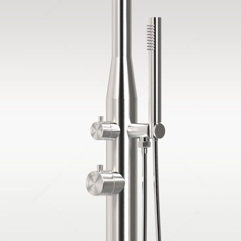  Sen cây ngoài trời có vòi sen cầm tay bằng stainless steel 316L - A1005MB 