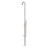 Sen cây ngoài trời có vòi rửa chân và sen cầm tay bằng stainless steel 316L - A1006MS 