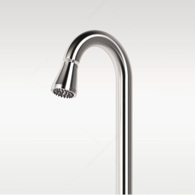  Sen cây ngoài trời có vòi rửa chân và sen cầm tay bằng stainless steel 316L - A1006MB 