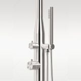  Sen cây ngoài trời có vòi rửa chân và sen cầm tay bằng stainless steel 316L - A1006MB 