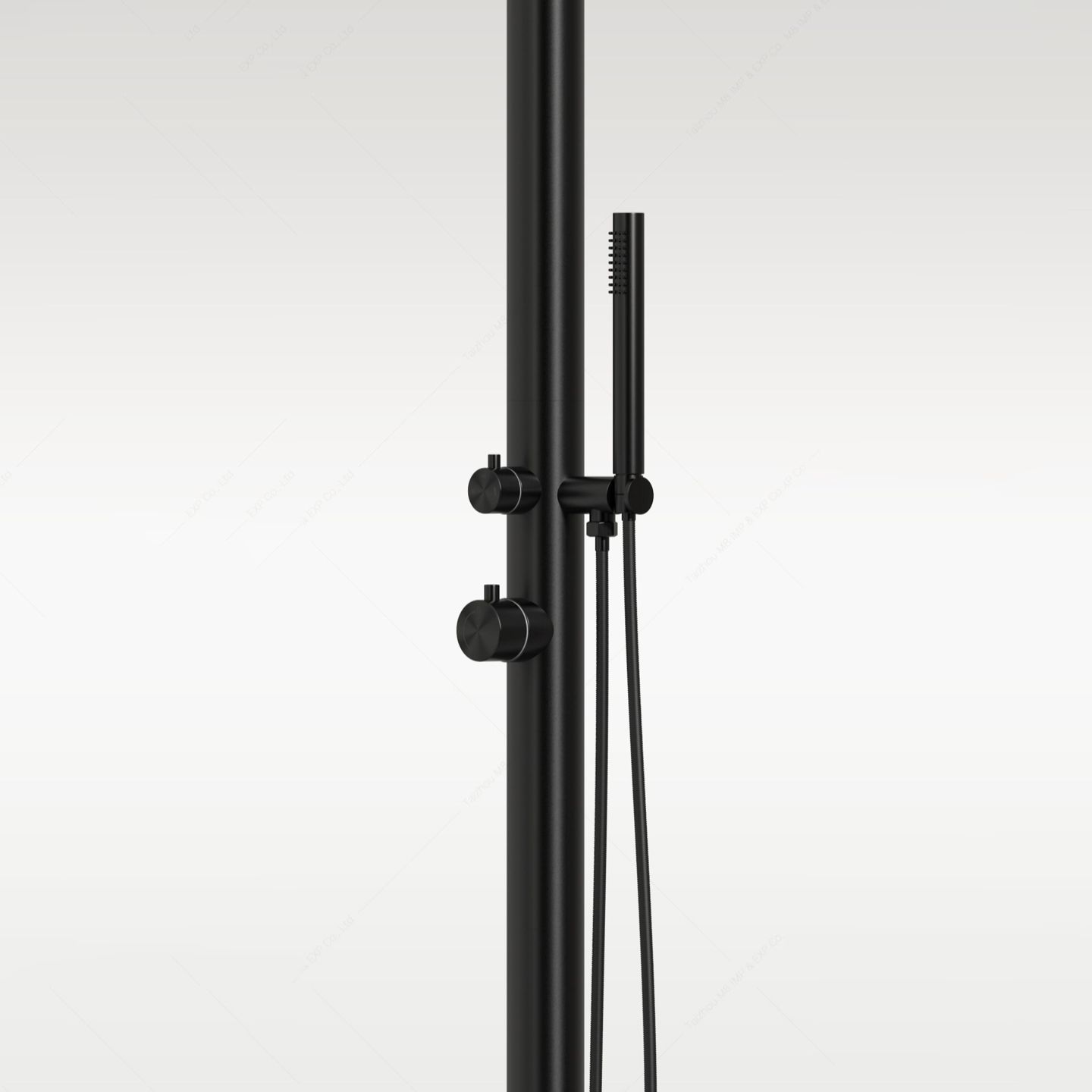  Sen cây ngoài trời bát sen ∅250mm có vòi sen cầm tay bằng stainless steel 316L - A1008MS 