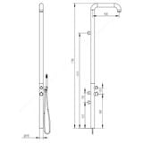  Sen cây ngoài trời gắn tường có vòi sen cầm tay bằng stainless steel 316L - A1010MB 