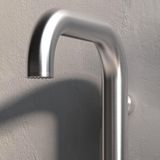 Sen cây ngoài trời gắn tường có vòi sen cầm tay bằng stainless steel 316L - A1010MS 