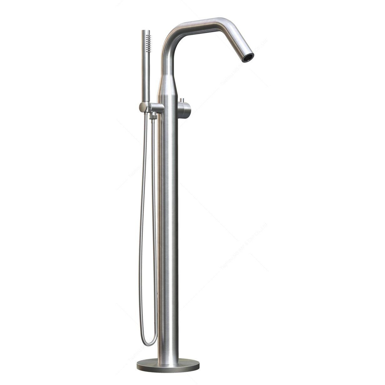  Vòi bồn tắm với sen cầm tay bằng stainless steel 316L - A1012-MS 