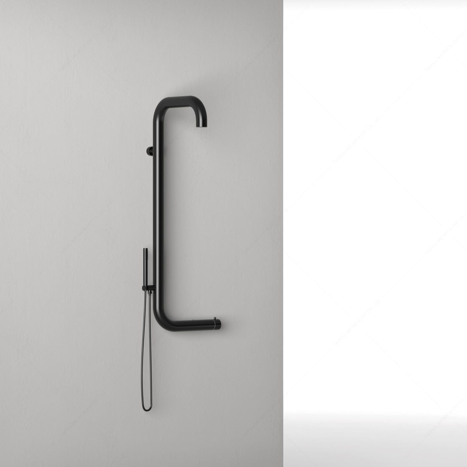  Sen cây ngoài trời gắn tường có vòi sen cầm tay bằng stainless steel 316L - A1015MS 
