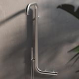  Sen cây ngoài trời gắn tường có vòi sen cầm tay bằng stainless steel 316L - A1015MS 
