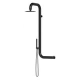  Sen cây ngoài trời gắn tường bát sen ∅200mm có vòi sen cầm tay bằng stainless steel 316L - A1015C-MS 