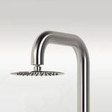 Sen cây ngoài trời gắn tường bát sen ∅200mm có vòi sen cầm tay bằng stainless steel 316L - A1015C-MS 