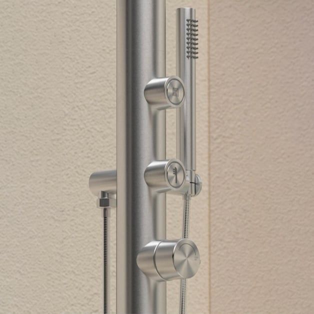  Sen cây ngoài trời có vòi sen cầm tay bằng stainless steel 316L - A1016MB 