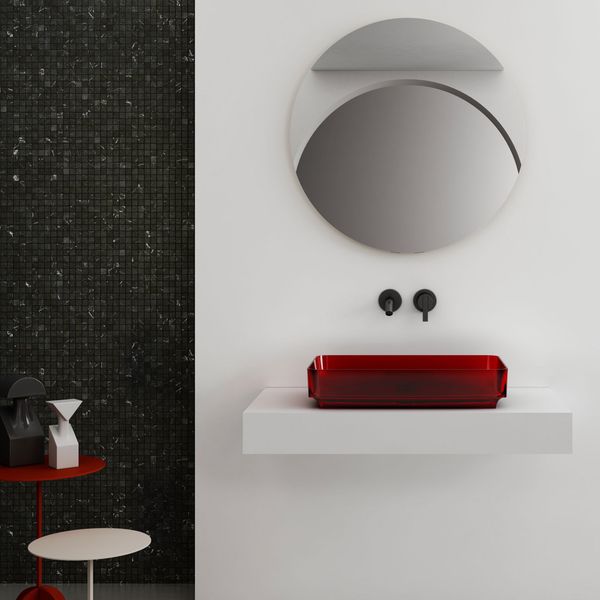  Chậu lavabo đặt bàn trong suốt - A109T 