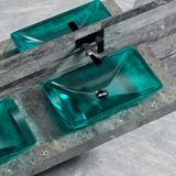  Chậu lavabo đặt bàn trong suốt - A22T 