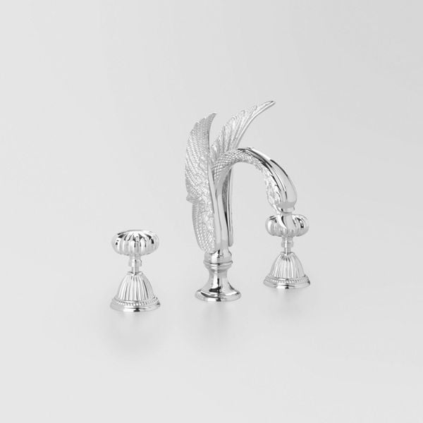  Vòi chậu lavabo 3 lỗ bằng đồng AWSwan - A5300 