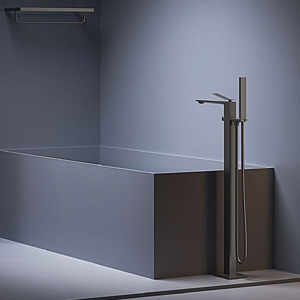  Vòi xả bồn tắm gắn sàn có vòi sen cầm tay bằng đồng Elegant - AF10091 