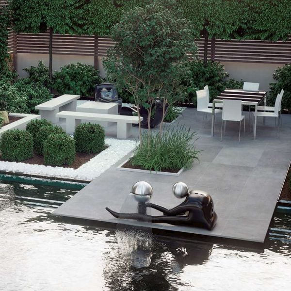  Thác nước fantasy hồ bơi ngoài trời bằng AISI 316L stainless steel & sợi thủy tinh - AQA-AF12 