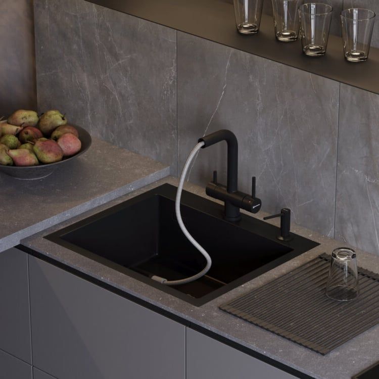  Chậu rửa chén bát stainless steel 1 hố AKSM59 