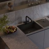  Chậu rửa chén bát stainless steel 1 hố AKSM59 