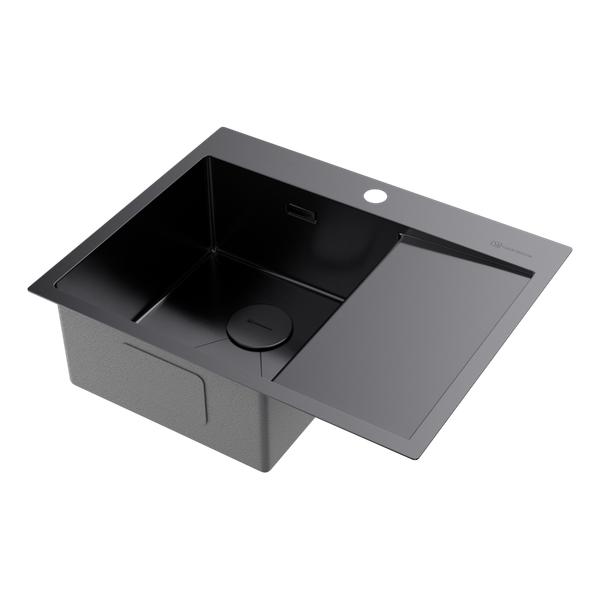  Chậu rửa chén bát stainless steel 1 hố AKSM65L 