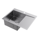  Chậu rửa chén bát stainless steel 1 hố AKSM65L 
