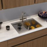 Chậu rửa chén bát stainless steel 1 hố AKSM65R 