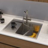  Chậu rửa chén bát stainless steel 1 hố AKSM65R 