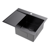  Chậu rửa chén bát stainless steel 1 hố AKSM65R 
