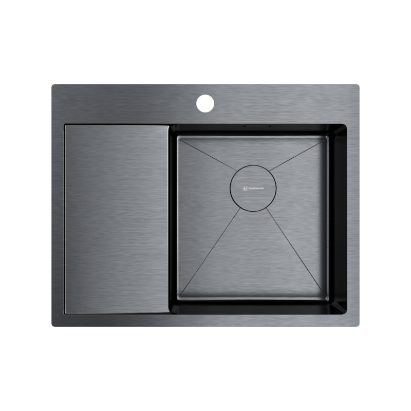  Chậu rửa chén bát stainless steel 1 hố AKSM65R 