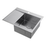  Chậu rửa chén bát stainless steel 1 hố AKSM65R 