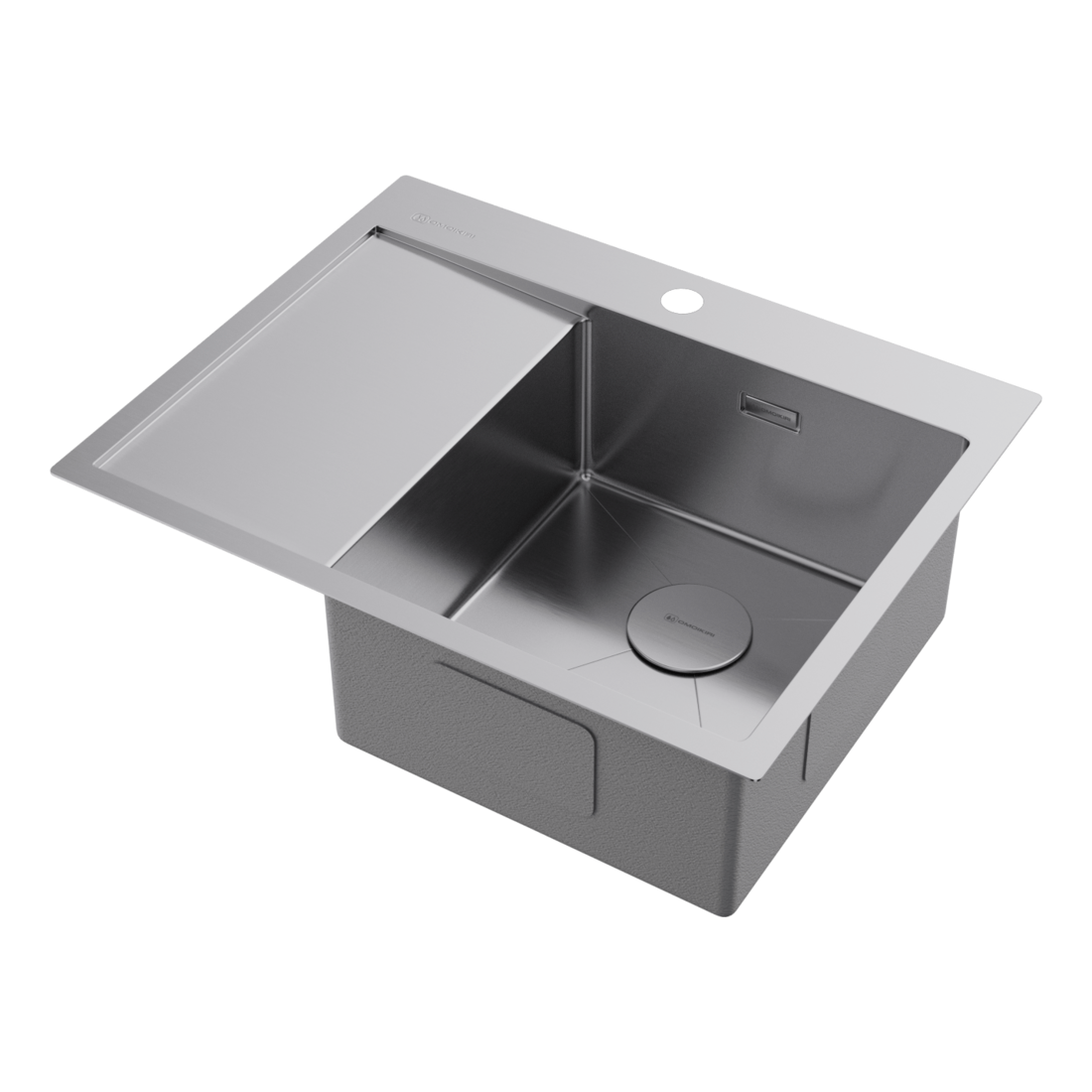  Chậu rửa chén bát stainless steel 1 hố AKSM65R 
