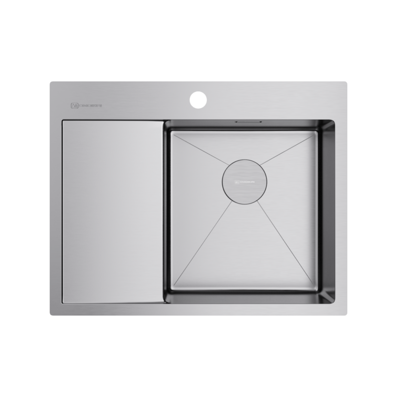  Chậu rửa chén bát stainless steel 1 hố AKSM65R 