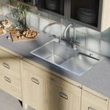  Chậu rửa chén bát stainless steel 1 hố AKSM78L 