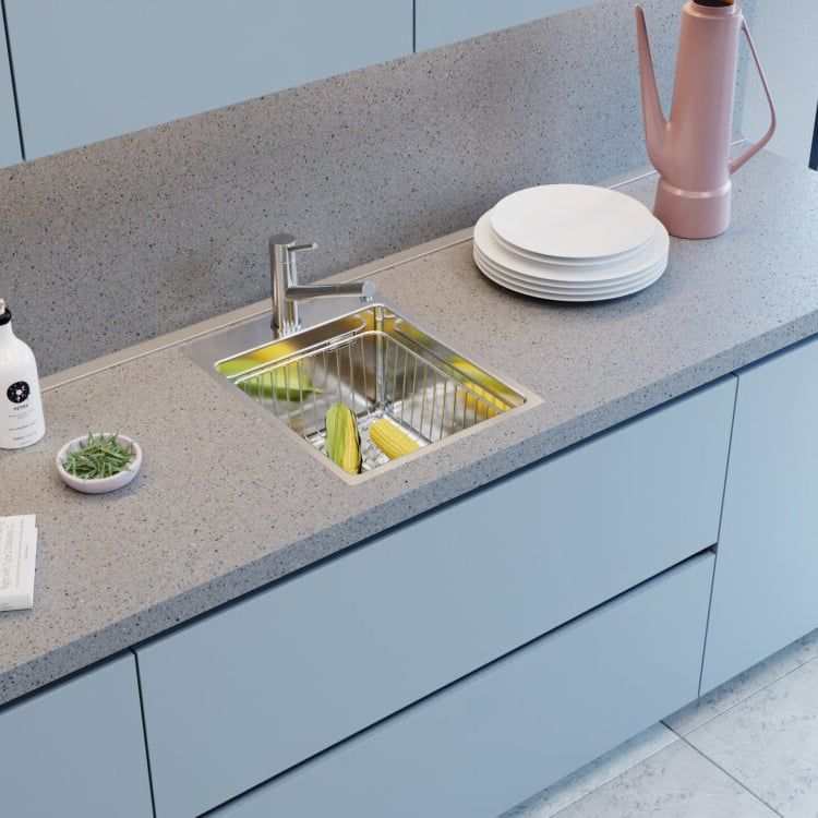  Chậu rửa chén bát stainless steel 1 hố AMDR39 