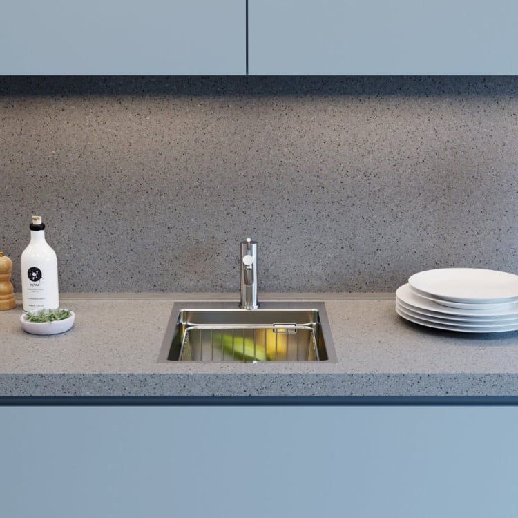  Chậu rửa chén bát stainless steel 1 hố AMDR39 