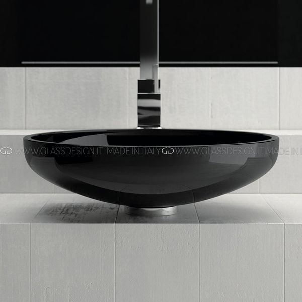  Chậu Lavabo Pha Lê Aqua Black 