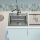  Chậu rửa chén bát stainless steel 1 hố ASH56 
