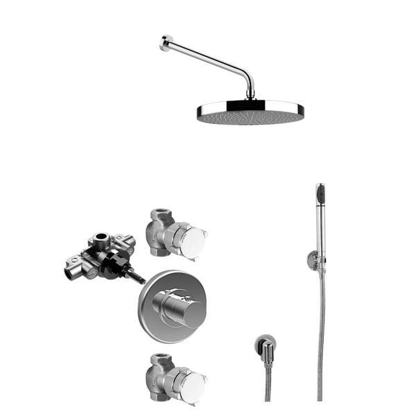  Vòi sen gắn tường có sen cầm tay bằng đồng Aster - AST-WSHOWER1 