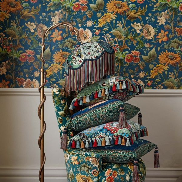  Giấy dán tường Avalon Petrol 