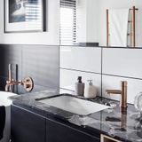  Vòi chậu lavabo cao 165mm bằng đồng MChampagne - B02PNCH 