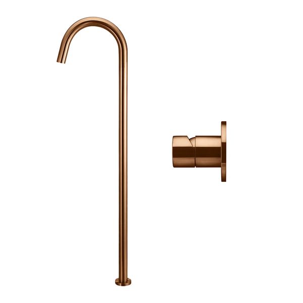  Vòi bồn tắm gắn sàn cao 904mm bằng đồng MBronze - B06W03PNBZ 