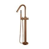  Vòi bồn tắm xoay 360 độ gắn sàn có sen cầm tay bằng đồng MBronze - B09PNBZ 