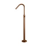  Vòi bồn tắm xoay 360 độ gắn sàn có sen cầm tay bằng đồng MBronze - B09PNBZ 