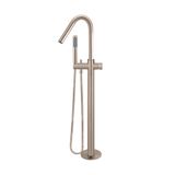  Vòi bồn tắm xoay 360 độ gắn sàn có sen cầm tay bằng đồng MChampagne - B09PNCH 