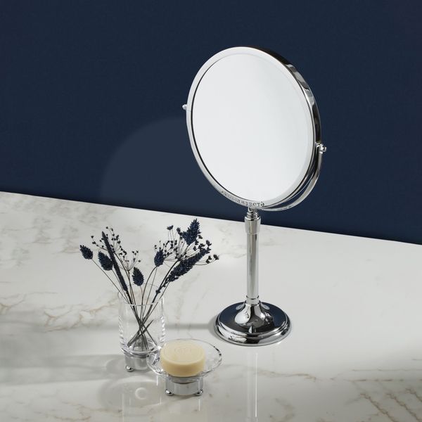  Gương trang điểm để bàn Ø24cm Patrimoine Chrome 