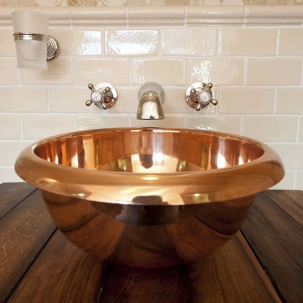  Chậu Lavabo Bằng Đồng Curva 360 Copper Copper 