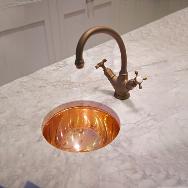  Chậu Lavabo Âm Bàn Bằng Đồng Gyrus Copper Copper 